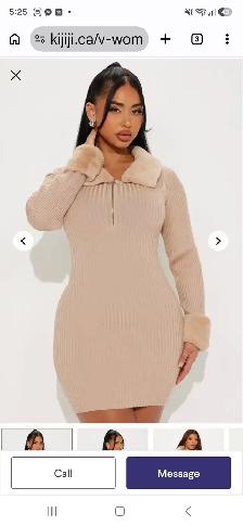 Brand NEW Fashion Nova Fur Sweater Fits Size XL to 2X - Photo 6
