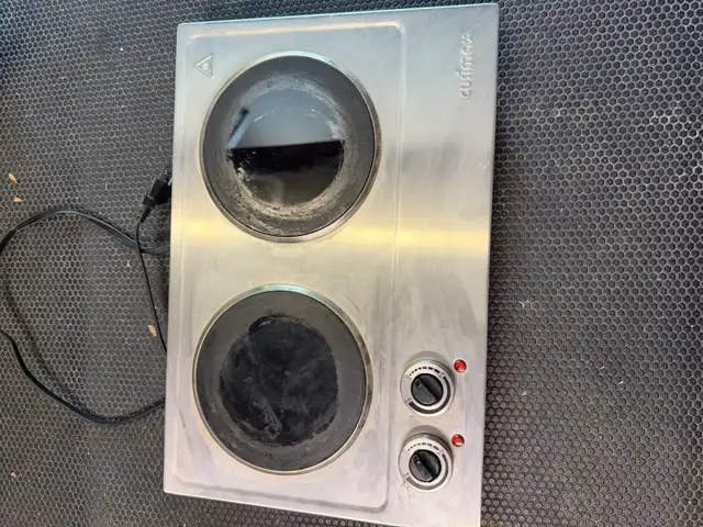 electric 2 burner cooktop