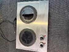 electric 2 burner cooktop