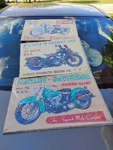 Harley Davidson plaque s - Photo 2