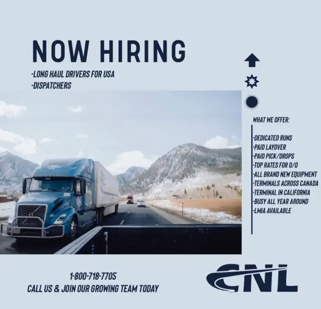 HIRING CLASS 1 AZ DRIVERS USA DRY LANES