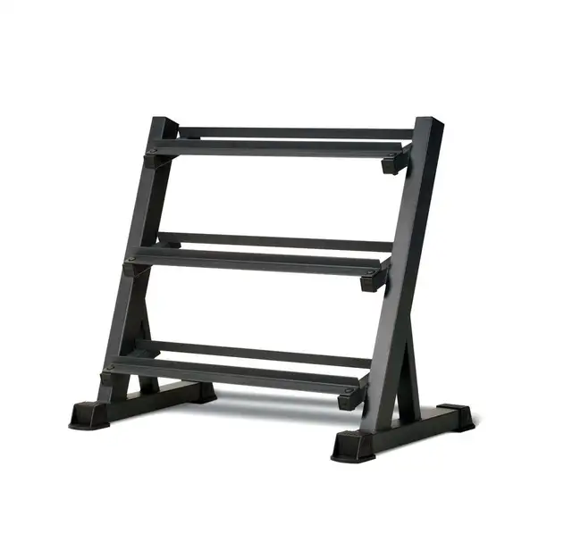 Marcy 3-Tier Dumbbell Rack Multilevel Weight Storage Organizer
