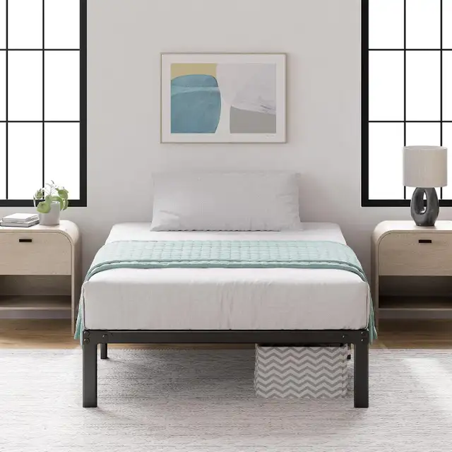 ZINUS Yelena 14 Inch Metal Platform Bed Frame