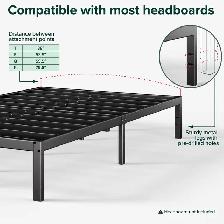 ZINUS Yelena 14 Inch Metal Platform Bed Frame - Photo 6