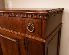 Antique Walnut Liquor Cabinet - Photo 2