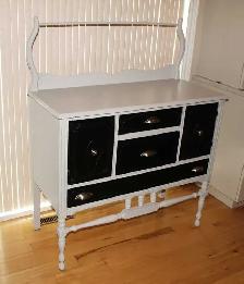 Buffet, crédence antique (1940) 90$ livré si... - Photo 6