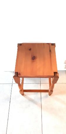 Table d'appoint en bois solide - Photo 2