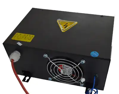 110V 60W CO2 Laser Power Supply Water Cooled Tube Engrave 130055