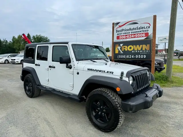 2016 Jeep WRANGLER UNLIMITED 4WD! CERTIFIED! A/C! UNLIMITED! BR