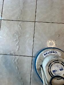 Kitchen Floor Tile and Grout Cleaning $150