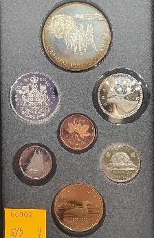 1992 Canadian Proof Coin Set - First Stagecoach Silver Dollar - Photo 2