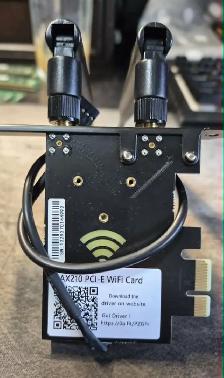ZIYITUOD INTEL AX210 WI-FI 6E   BLUETOOTH 5.3 PCIe ADAPTER – $30 - Photo 3