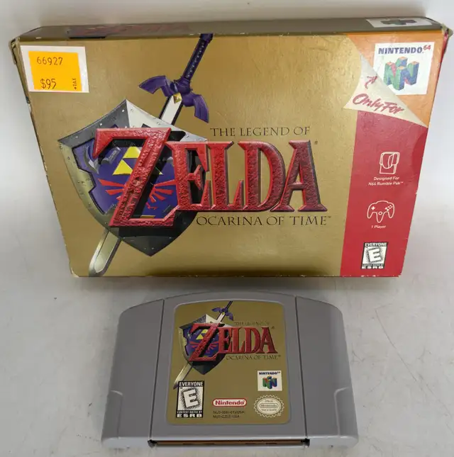 Legend of Zelda: Ocarina of Time in Box for the N64