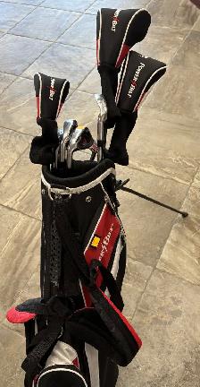 Left Handed Powerbilt SXT Golf Club Set in Bag - Photo 2