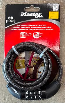 NEW Master Lock 6ft Cable Bike Lock ( x3 Available ) - Photo 2