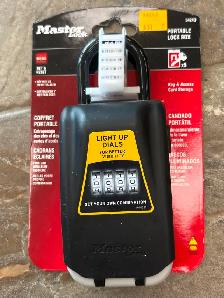 NEW Master Lock Portable Lock Box