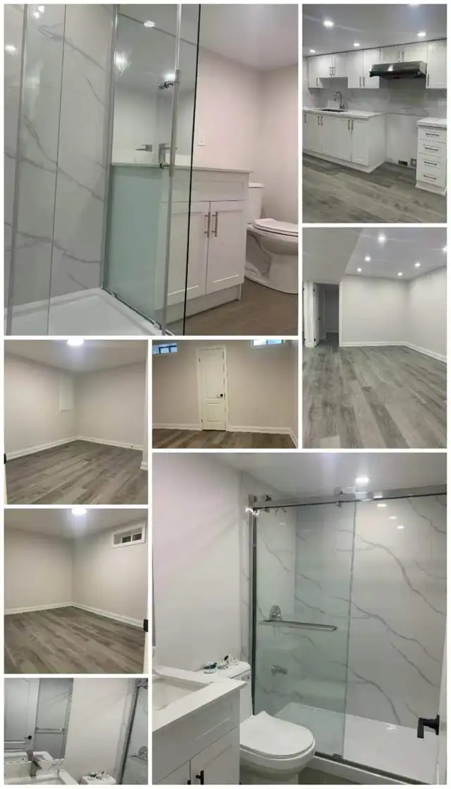 Entering and exiting the basement through separate doors