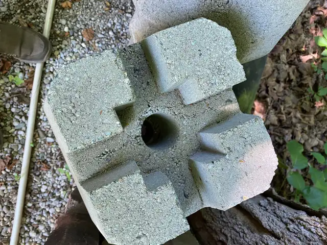 21 CEMENT DECK POST BASES