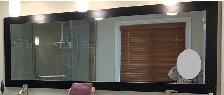 Miroir contour Bois