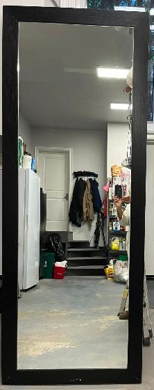 Miroir contour Bois - Photo 2