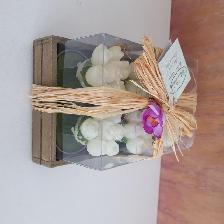 6 CHANDELIERS NEUFS AVEC BOUQUET TULIPE DANS BOITE CADEAU $15.00 - Photo 3
