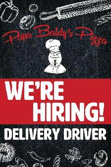 Delivery Driver | Papa Baldys Pizza