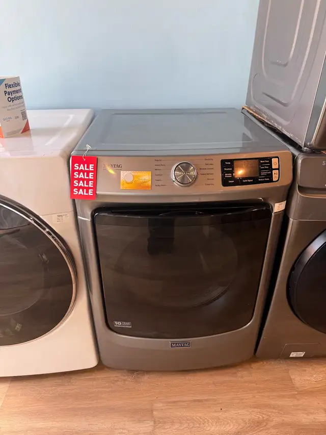 Maytag "27" Chrome Shadow Front Load Dryer