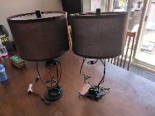 2 lamps for sale