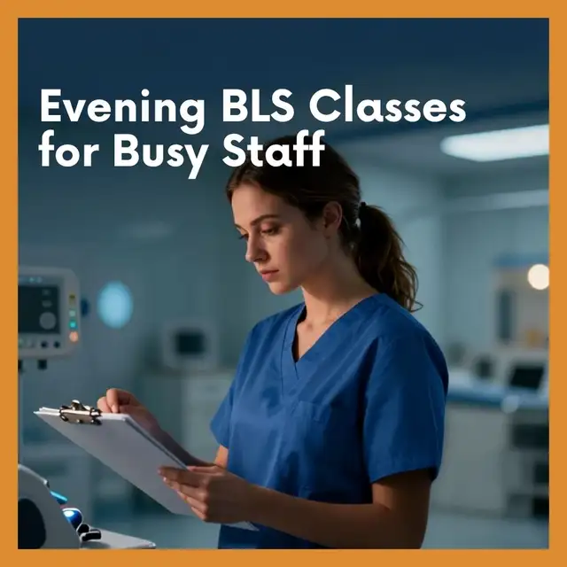 Evening BLS Classes for Busy Medical Staff