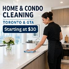 Reliable Home Cleaning Toronto & GTA | $30/hr