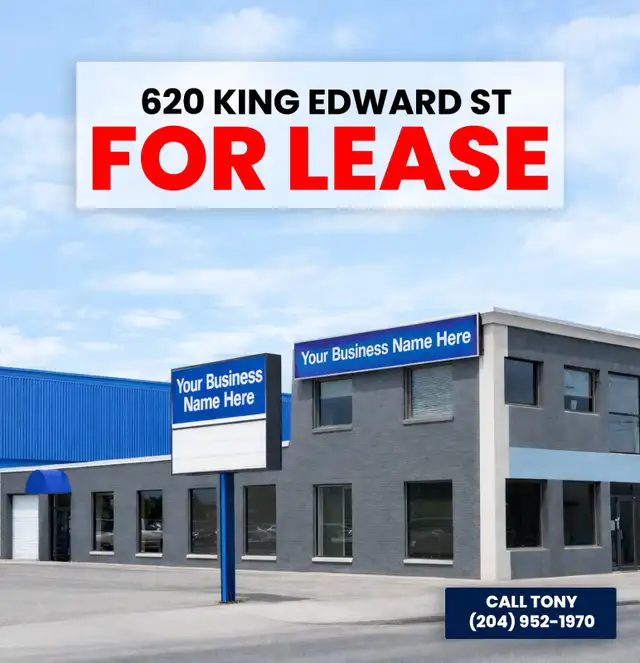 Building for Lease 6500 SF 620 King Edward Office Retail Space