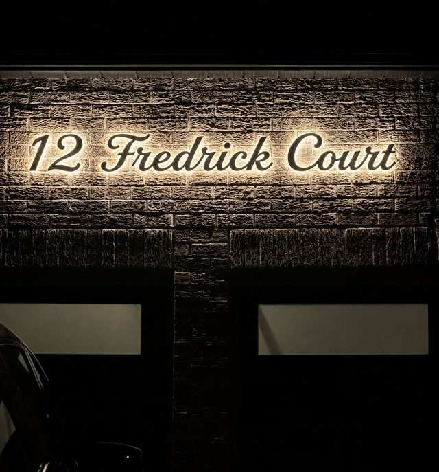 Address Sign