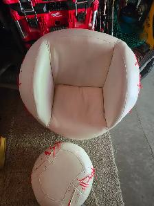 FREE KIDS BASEBALL CHAIR AND FOOT STOOL - Photo 2