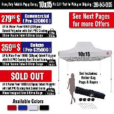 Heavy Duty Pop up Canopy Tent Brand New in Box 8x8, 10x10, 10x15 - Photo 2