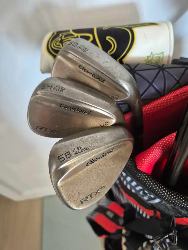Cleveland RTX4 wedge set in Tour Raw finish
