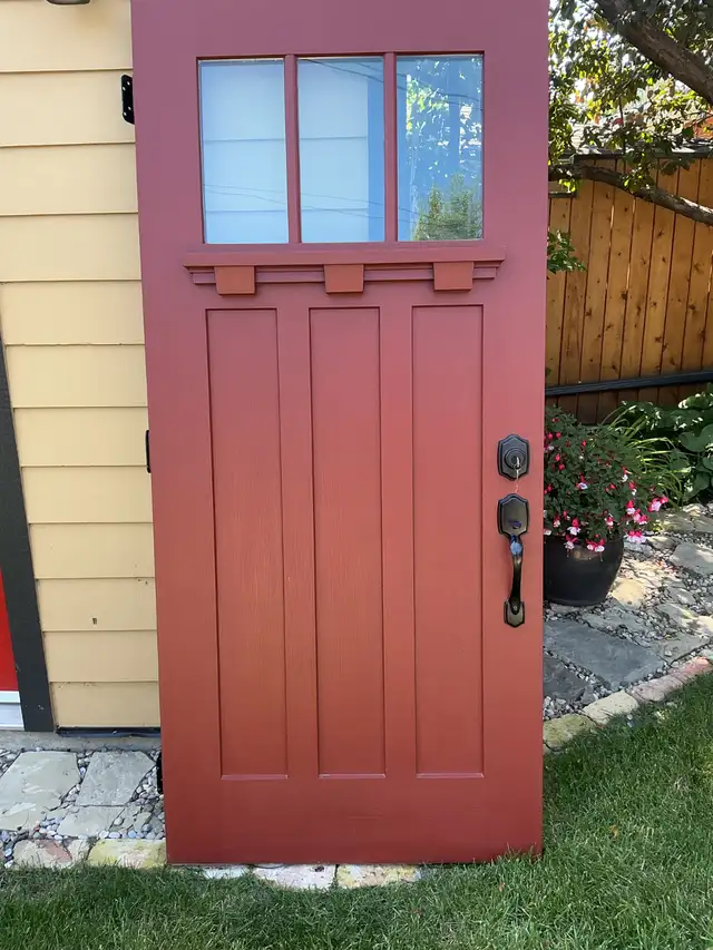 Pella exterior door slab/wieser grip set