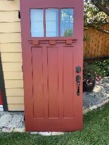Pella exterior door slab/wieser grip set