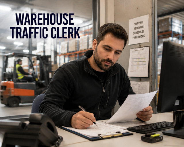 Warehouse Traffic Clerk