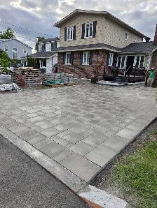 Landscaping laborer, Unistone installer