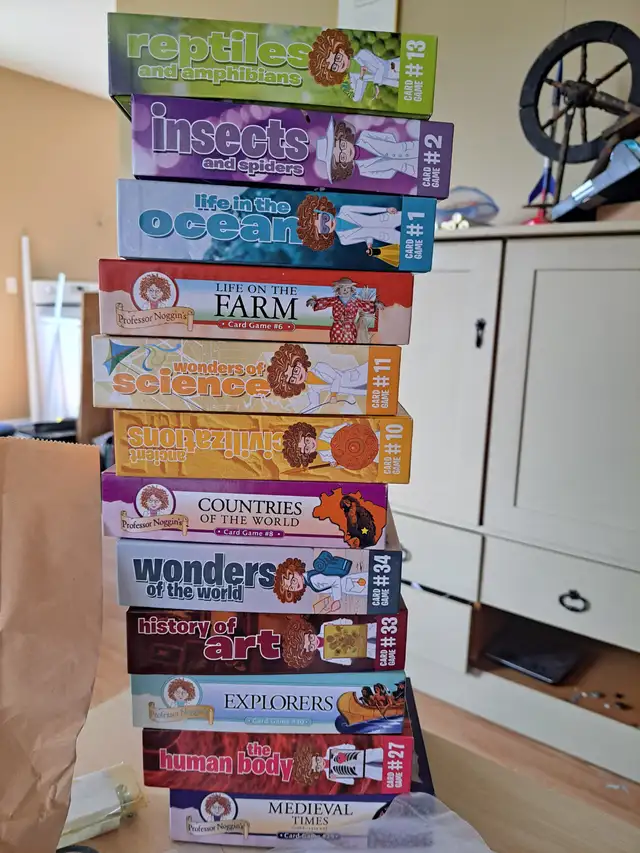 Professor Noggin's Card Games