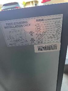 RCA 4.5 Cu Ft Compact Refridgirator (Model RFR446) - Photo 3