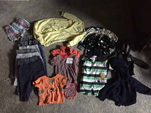 Baby boy clothes lot 9 months