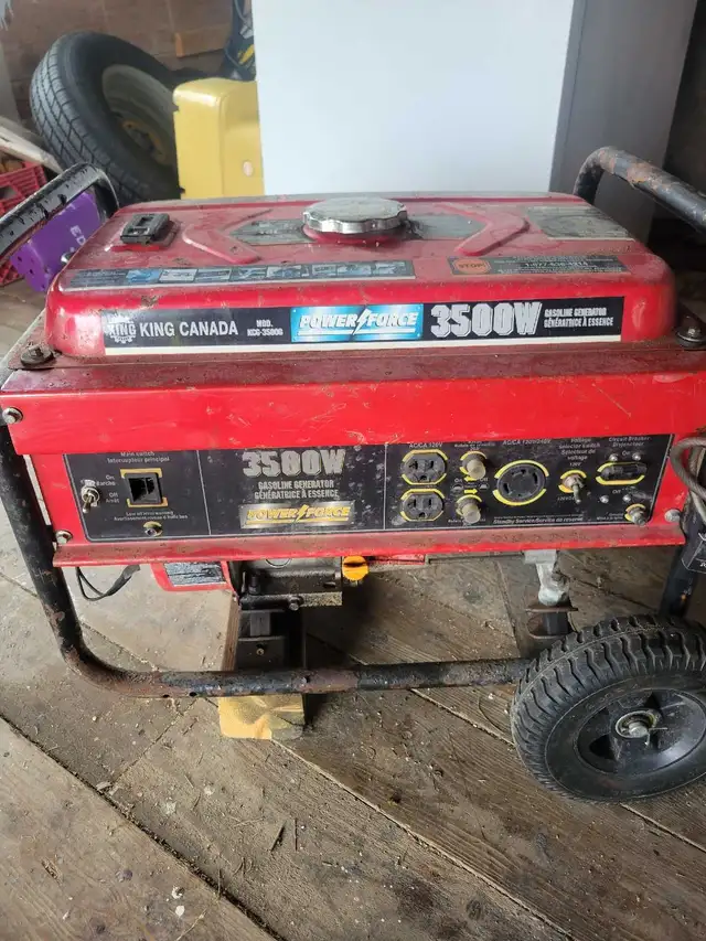 King Canada 3600 watt Generator