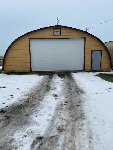 40sqft by 64sqft 2560sqft Heated Quonset For Lease