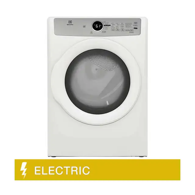 Electrolux 3 Series 27' 8.0 Cu Ft Electric Front Load Dryer ELFE