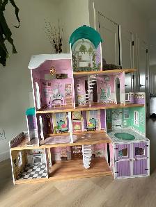 Barbie house and furniture - Photo 4