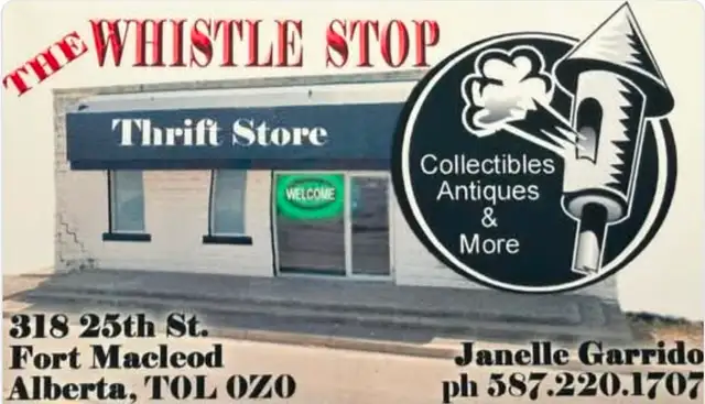 Business for sale Whistle Stop Thrift Store