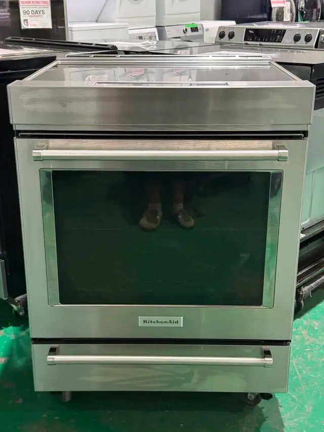KitchenAid Induction Slide-In Stainless Stove Sale  $695