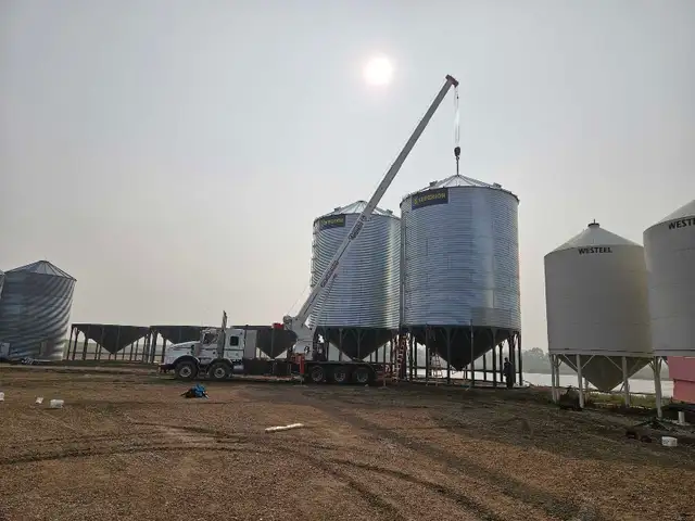 Build grain bins