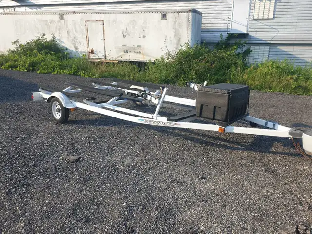 Double jetski trailer